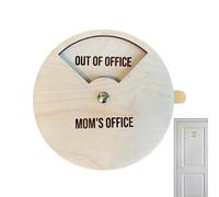 Do Not Disturb - Knock Please, Wooden Privacy Conference Display Remote Work Indicator for Office Room | Professional Privacy Sign Door, Ideal