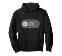 Do Not Disturb Mode - Minimalist Digital Interface Graphic Pullover Hoodie