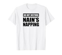 Do Not Disturb Nain's Napping Welsh Grandmother Value Graphic T-Shirt