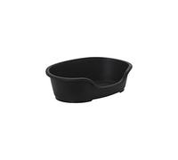 Do Not Disturb Plastic Dog Bed, 60 cm, Black