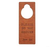 Do Not Disturb Please Knock Signage Stylish Door Hanger Tag for Meeting Rooms and Malls