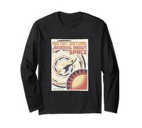 Do Not Disturb Reading About Space Universe Bookworm SciFi Long Sleeve T-Shirt