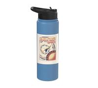 Do Not Disturb Reading About Space Universe Bookworm SciFi Stainless Steel Insulated Water Bottle