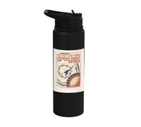 Do Not Disturb Reading About Space Universe Bookworm SciFi Stainless Steel Insulated Water Bottle