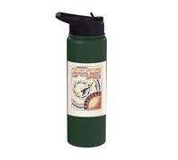 Do Not Disturb Reading About Space Universe Bookworm SciFi Stainless Steel Insulated Water Bottle