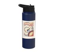 Do Not Disturb Reading About Space Universe Bookworm SciFi Stainless Steel Insulated Water Bottle