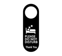 Do Not Disturb The Door Sign | Doors Knob Hanging Signs | Hangings Gate Hooks Hooks | Double Sided Acrylic Meeting Symbol for Offices, Clinics, Legal, Hotels and Home Use