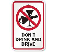Do Not Drink And Drive With Graphic Engineer Grade Outdoor Courtyard Decoration Sign 8X12 Inch