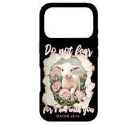 Do not fear for i am with you Christian Quote Cute Lamb Case for iPhone 17 Pro