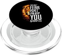 Do Not Fear For I Am With You Isaiah 41:10 Lion Of Judah PopSockets PopGrip for MagSafe