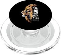 Do Not Fear For I'm With You Christian Faith Lion PopSockets PopGrip for MagSafe