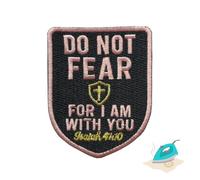 Do Not Fear Isaiah 41:10 Embroidered Iron On Patch 3" | 1-Pack