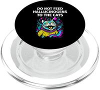 DO NOT FEED Hallucinogens to the CATS Funny Pet Owner PopSockets PopGrip for MagSafe
