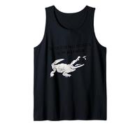 Do Not Feed The Alligators Funny Weird Mushroom Humor Tank Top