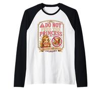 Do Not Feed The Princess Gluten Free Celiac Disease Raglan Baseball Tee