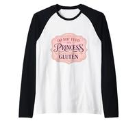Do Not Feed The Princess Gluten Intollerance Funny Girl Cute Raglan Baseball Tee