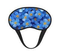 Do Not Forget Me Blackout Sleep Mask - Soft Adjustable Eye Mask for Full Light Blocking, Deep Sleep, Travel & Relaxation