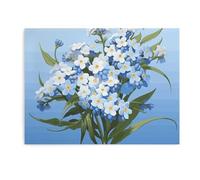 Do Not Forget Me Canvas Wall Art Wall Painting Modern Prints Artwork Posters Unframed for Living Room Bedroom Kitchen Home Decor 15.7x11.8inch