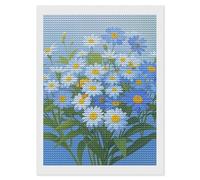 Do Not Forget Me Diamond Art Kits for Adults 12"x16" DIY Diamond Painting Kit for Beginners Gem Art Painting with Round Full Drill Diamonds DIY Paint Paintings for Home Wall Decor Gift
