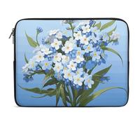 Do Not Forget Me Laptop Sleeve 15inch Laptop Protective Case for Women Men Shockproof Computer Cover Portable Notebook Briefcases Computer Carrying Bag Lap Top Protector Compatible with Notebooks