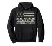 Do Not Give In To The War Within Veteran's Mental Health Pullover Hoodie