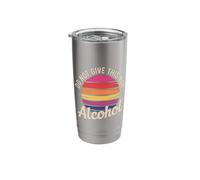 Do Not Give This Man Alcohol Warning Party Drunk |- Stainless Steel Insulated Tumbler