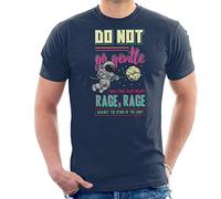 Do Not Go Gentle Into That Good Night Men's T-Shirt Navy Blue