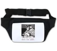 Do Not Hate The Player Hate The Game Waist Bag Fanny Pack White