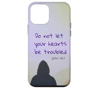Do not let your Heart Be Troubled John 14:1 Bible Verse Case for iPhone 12 mini