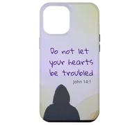Do not let your Heart Be Troubled John 14:1 Bible Verse Case for iPhone 12 Pro Max