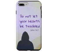 Do not let your Heart Be Troubled John 14:1 Bible Verse Case for iPhone 7 Plus/8 Plus