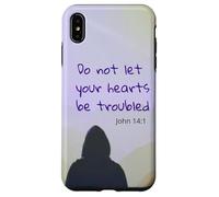 Do not let your Heart Be Troubled John 14:1 Bible Verse Case for iPhone XS Max