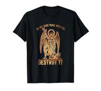 Do Not Make Peace With Evil Destroy It Angel Back T-Shirt