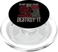 Do Not Make Peace With Evil Destroy It PopSockets PopGrip for MagSafe