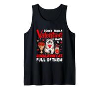 Do Not Need A Valentine I Have A Himalayan Cat Funny Kids Tank Top