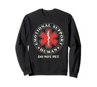 Do Not Pet Animal Adaption Gifts Emotional Support Human Sweatshirt