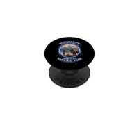Do Not Pet The Fluffy Cows Bison Grand Teton National Park PopSockets Adhesive PopGrip