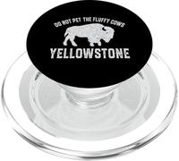 Do Not Pet The Fluffy Cows Buffalo & Bison Yellowstone Park PopSockets PopGrip for MagSafe