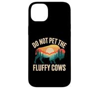 Do Not Pet the Fluffy Cows Funny Bison Hiking Art Case for iPhone 14 Plus