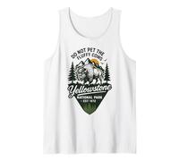 Do Not Pet The Fluffy Cows Yellowstone National Park 1872 Tank Top