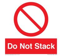 Do Not Stack Sign - 85x85mm - S85