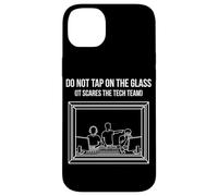 Do Not Tap On The Glass Funny Sound Booth Introvert Case for iPhone 14 Plus