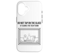 Do Not Tap On The Glass Funny Sound Booth Introvert Case for iPhone 16