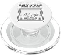 Do Not Tap On The Glass Funny Sound Booth Introvert PopSockets PopGrip for MagSafe