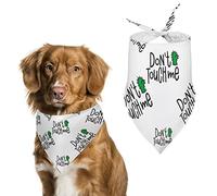 Do Not Touch Me Cactus Dog Bandana Puppy Cat Scarfs Washable Triangle Kerchief Bandanas Gift