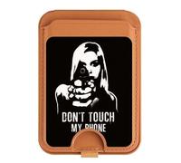 Do Not Touch My Phone Magnetic Card Wallet Holder Stand for iPhone 16 15 14 13 Pro Max