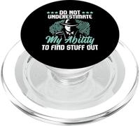 Do Not Underestimate Me - Private Detective Investigator Spy PopSockets PopGrip for MagSafe