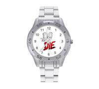 Do Or Die Watches Men Silver Quartz Dress Wrist Watch | Fashion Casual Stainless Steel Band Easy to Read Minimalist Business Style