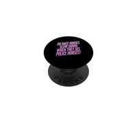 Do Race Horses Slow Down When They See Police Horses PopSockets Adhesive PopGrip