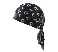 Do Rag - 21.65 Inches Polyester Stretch Beanie Bandana Cap, Sweat Wicking Lightweight Head Wrap Flexible Fit With Breathable Cooling Fabric Structure | Motorcycle Cycling Gym Travel Running Sleeping